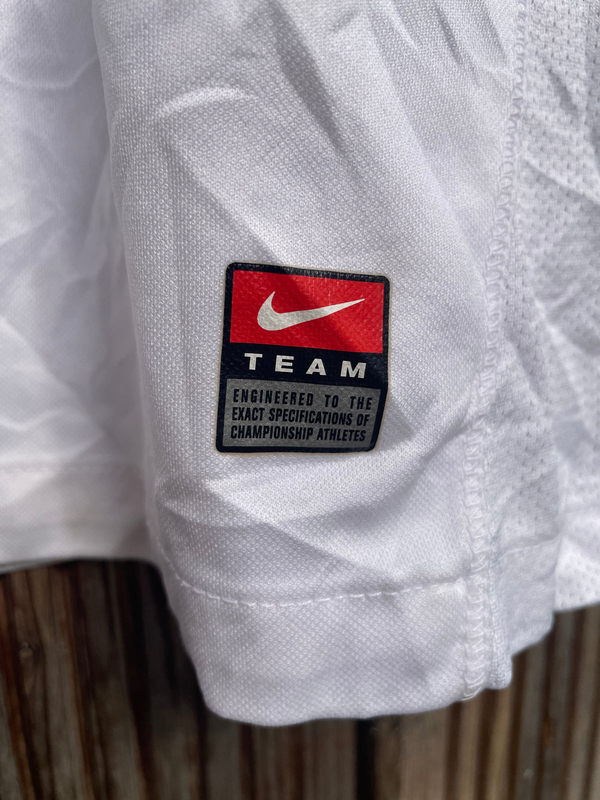 Vintage Nike Team No. 18 Football Shirt - White - Size XL