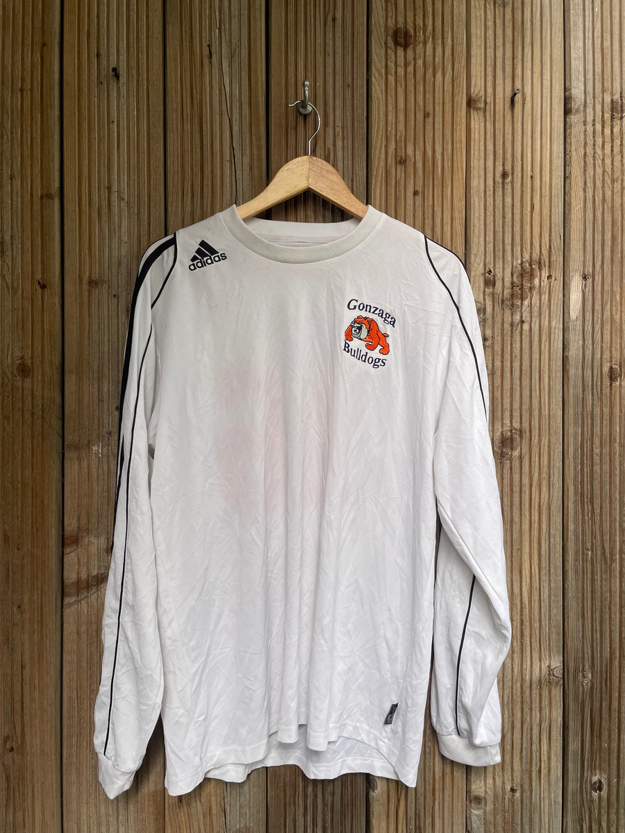 Gonzaga Bulldogs Vintage adidas Climacool Long-Sleeve Soccer Jersey #16