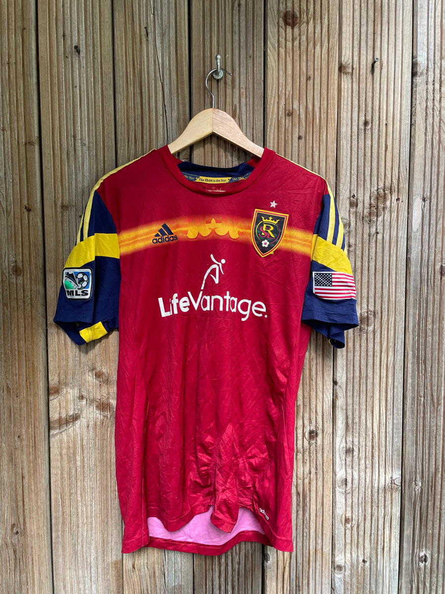 Real Salt Lake 2014–15 Home Shirt - Beckerman 5 - Size L