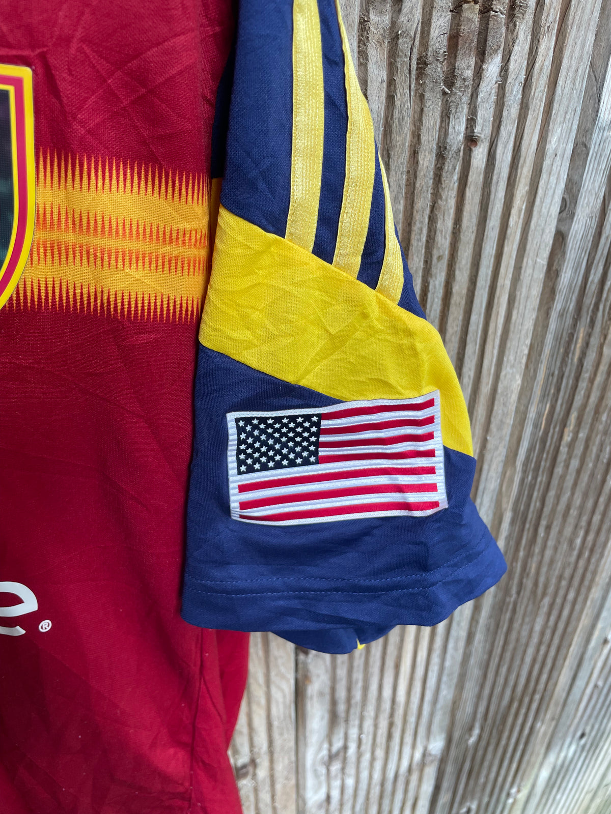 Real Salt Lake 2014–15 Home Shirt - Beckerman 5 - Size L