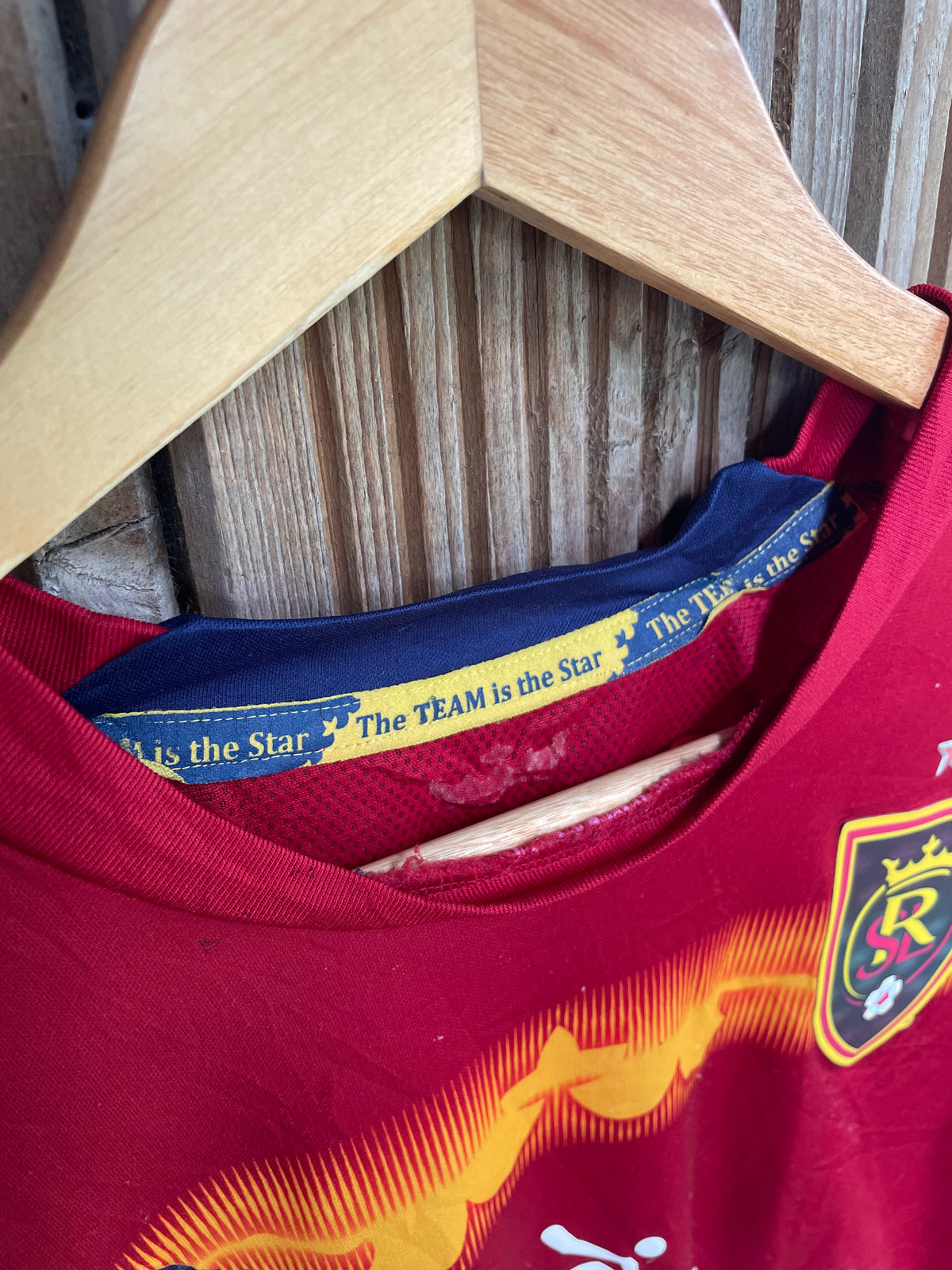 Real Salt Lake 2014–15 Home Shirt - Beckerman 5 - Size L